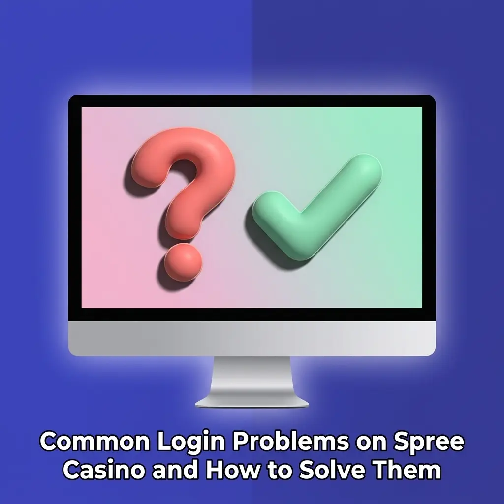 Table listing common Spree Casino login problems like incorrect passwords and account lockouts with step-by-step solutions