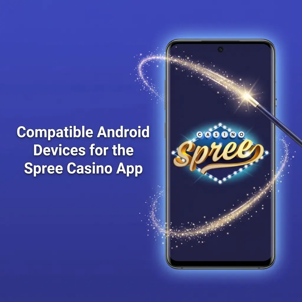 Compatible Android devices for Spree Casino app including Samsung Galaxy, Google Pixel, OnePlus, Motorola, and more