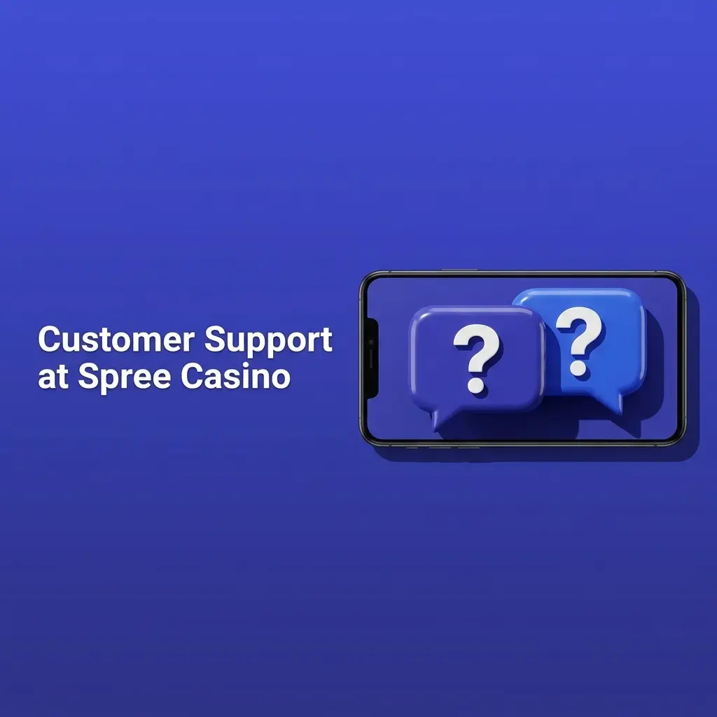 Spree Casino customer support channels including live chat, email, and help center for withdrawal assistance