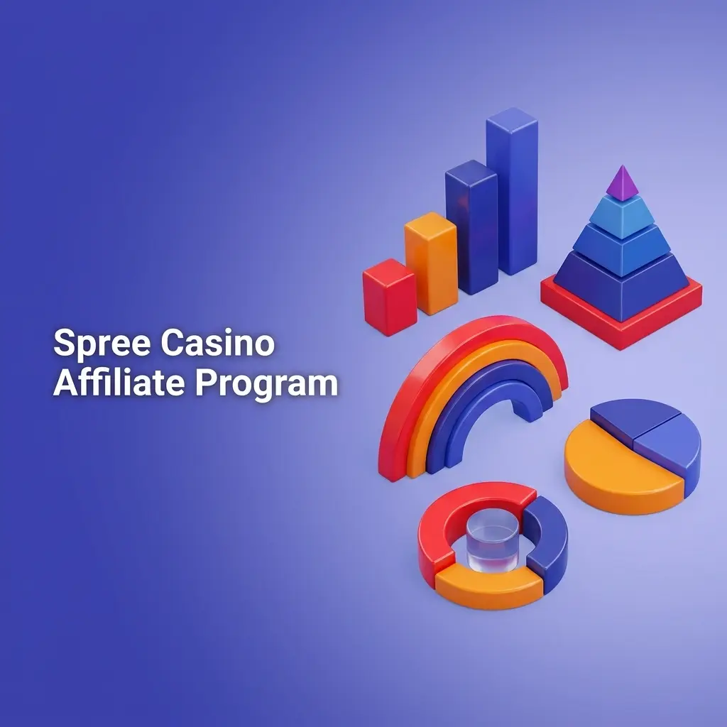 Spree Casino affiliate program dashboard showing tracking links, commissions, and marketing tools for content creators and publishers