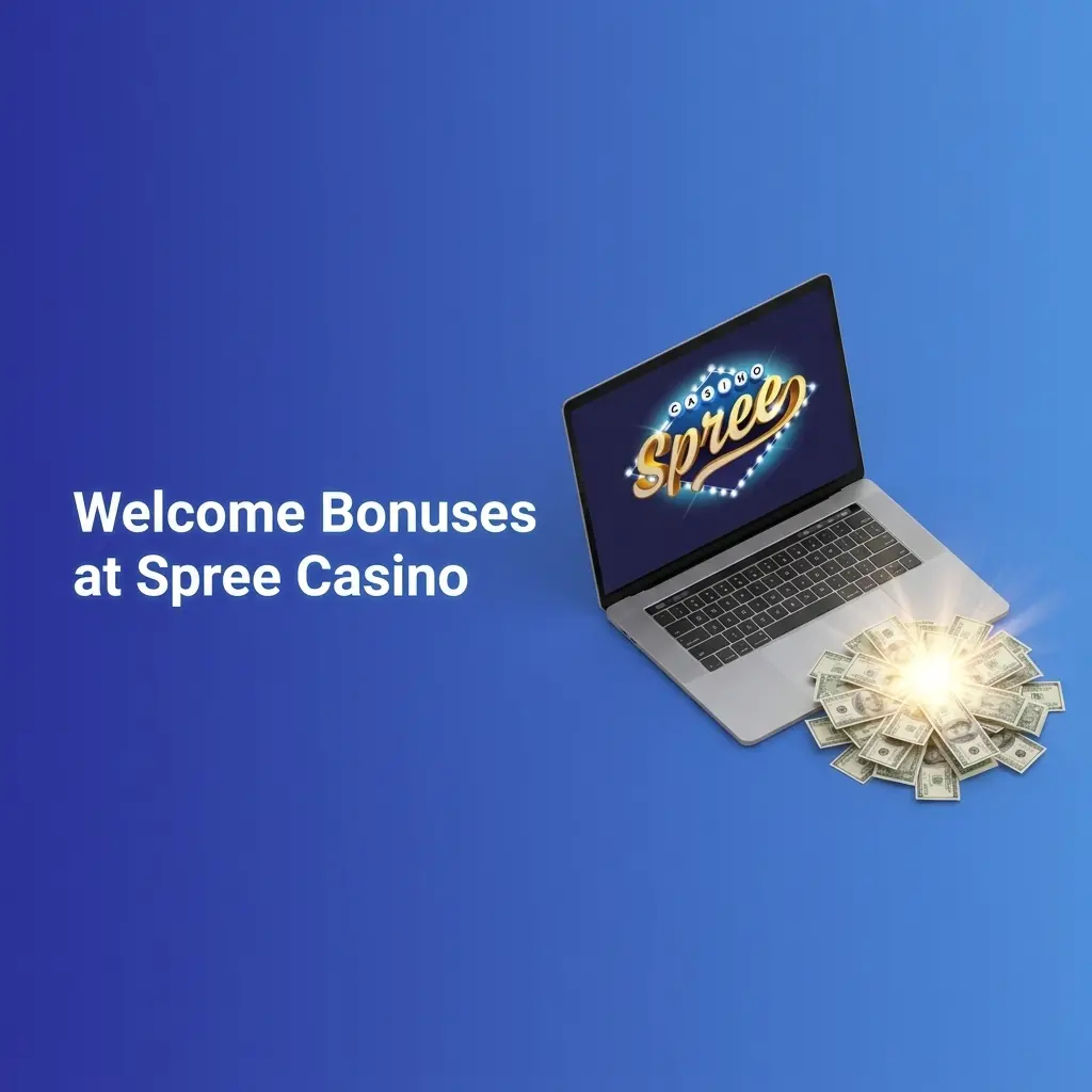 Spree Casino welcome bonus offering 85,000 GC and 62.5 SC free for new US players upon registration
